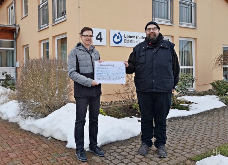 Lebenshilfe Eichsfeld Martin Vollmer und Hans-Jürgen Peter
