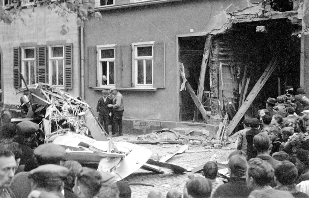 Heiligenstadt Lindenallee Flugzeugabsturz 1939